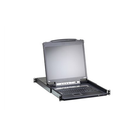 Aten | KVM over IP Switch with Daisy-Chain Port and USB Peripheral Support | CL5708IN 8-Port PS/2-USB VGA 19"" LCD KVM - 5